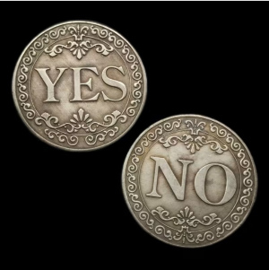 Монета для принятия решений «YES/NO»